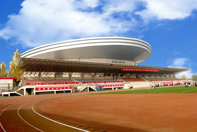 洪湖体育场看台网架工程