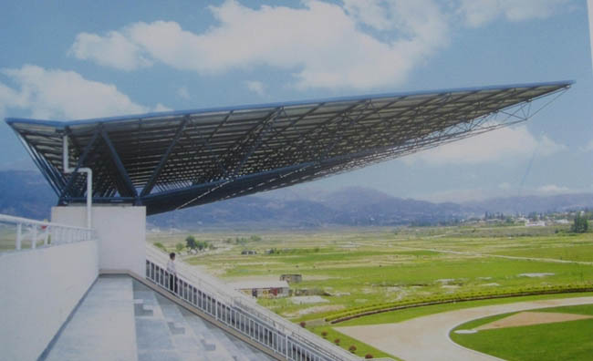 洪湖体育场看台网架工程